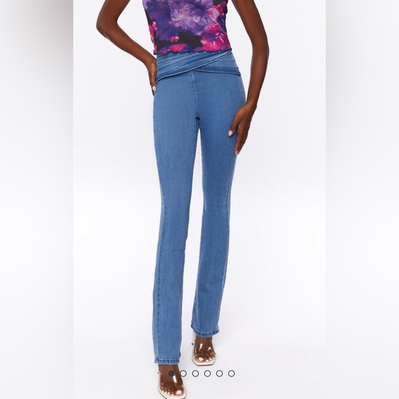 F21 Bootcut Crossover Jeans (New!) - Picture 1 of 8